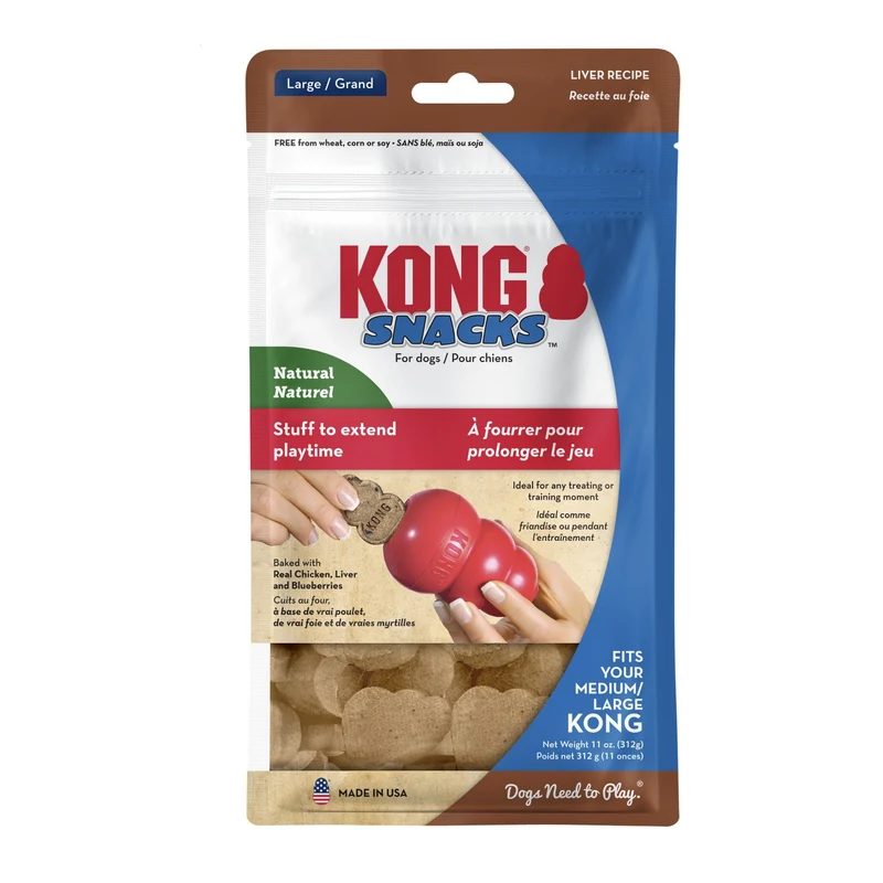 KONG Leber Hundesnack – Premium Leberpaste zum Befüllen von Kong Spielzeugen für langanhaltende Beschäftigung