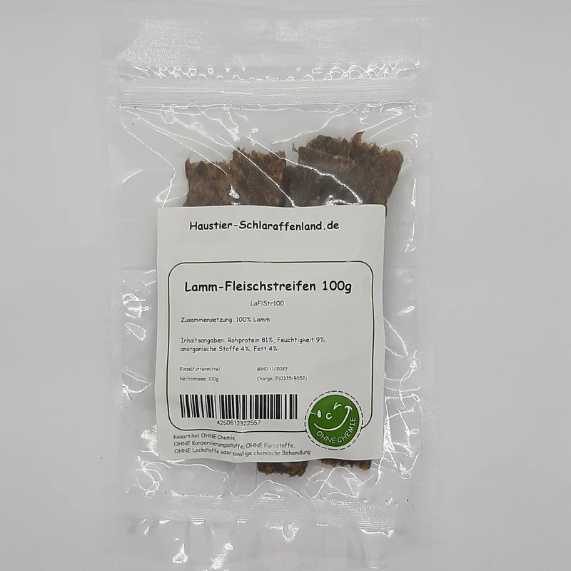 Lamm-Fleischstreifen