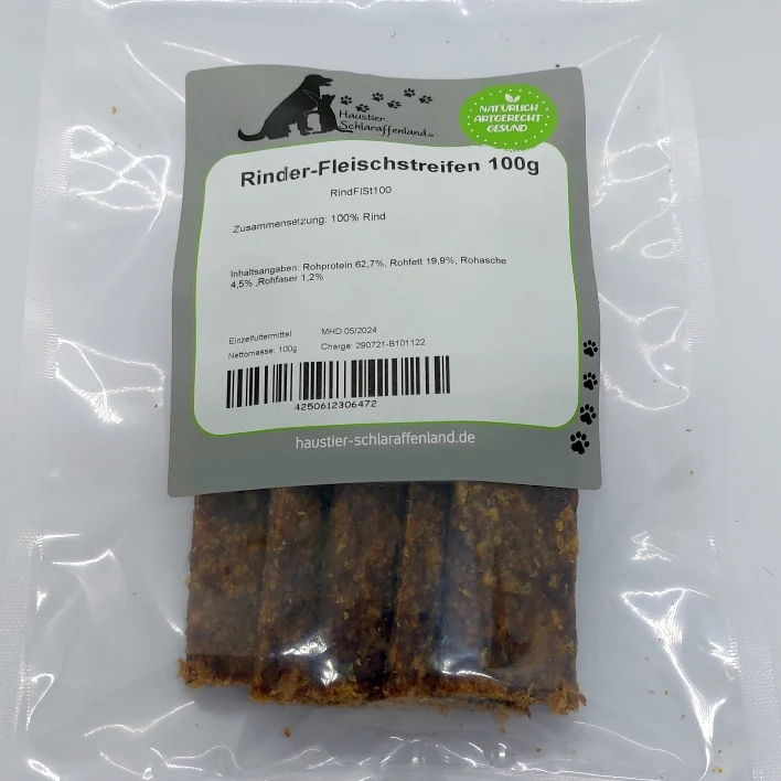 Rinder-Fleischstreifen