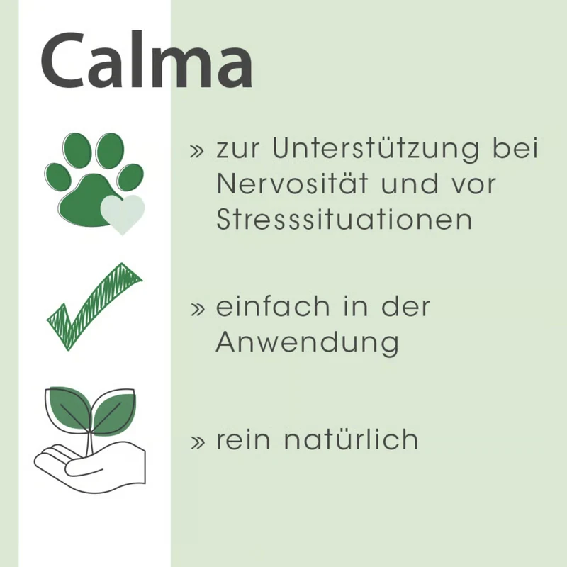 cdVet Calma - Natürliche Beruhigung für gestresste Hunde & Katzen bei Angst, Nervosität & Unruhe