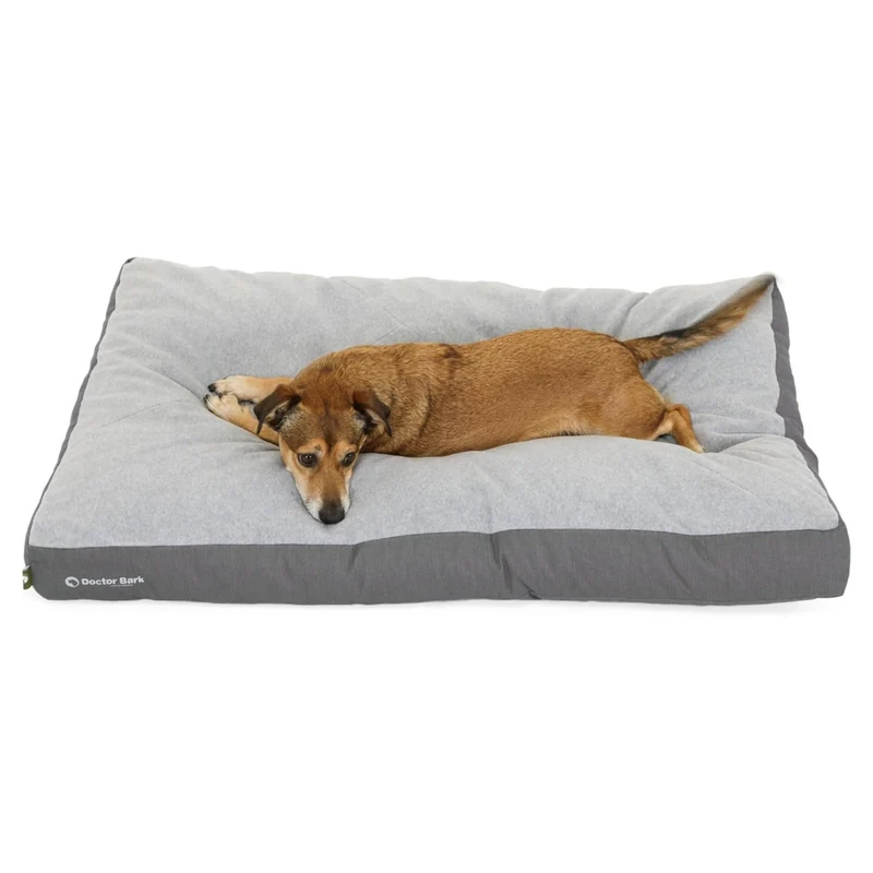 Doctor Bark Ergonomisches Lounge-Kissen für Hunde – waschbar bis 60°C, Made in Germany