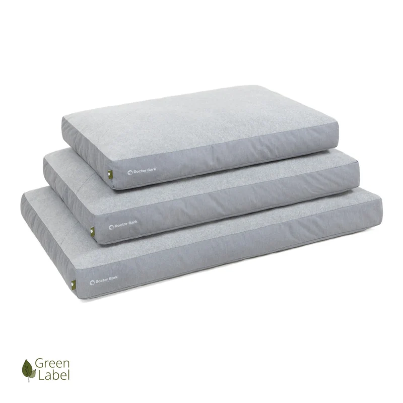 Doctor Bark Ergonomisches Lounge-Kissen für Hunde – waschbar bis 60°C, Made in Germany