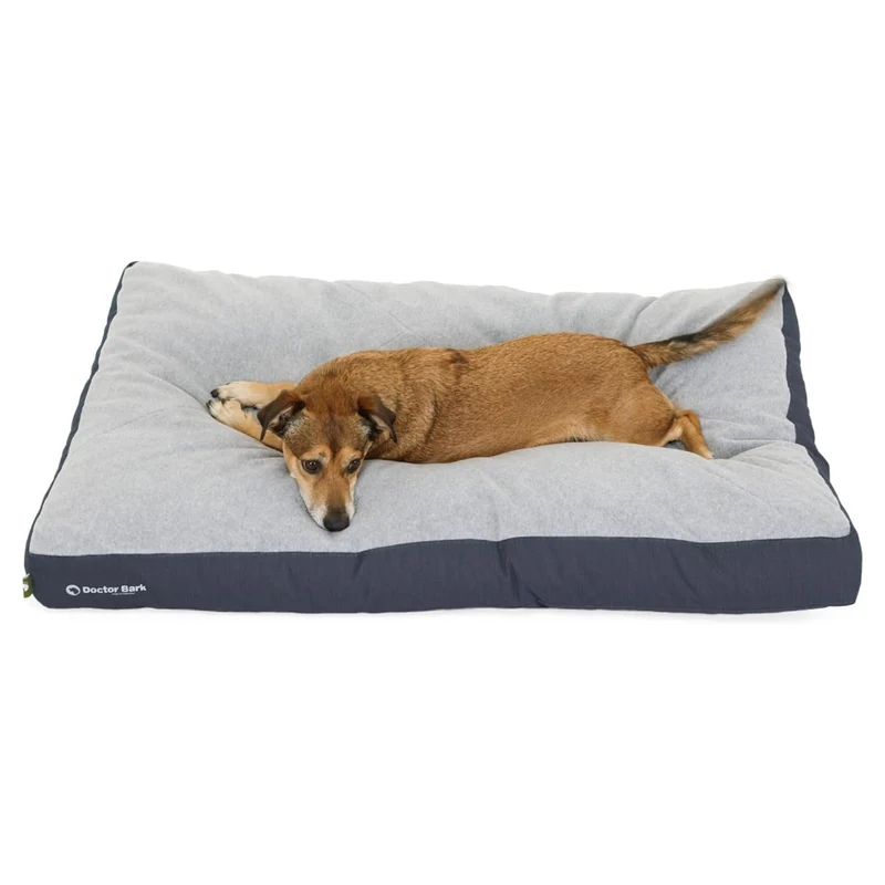 Doctor Bark Ergonomisches Lounge-Kissen für Hunde – waschbar bis 60°C, Made in Germany