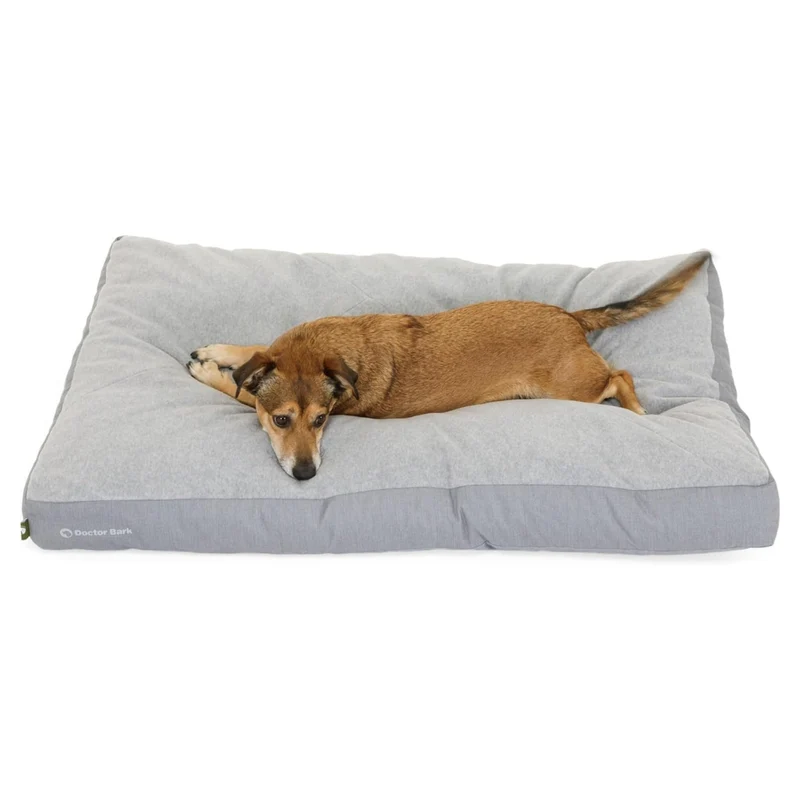 Doctor Bark Ergonomisches Lounge-Kissen für Hunde – waschbar bis 60°C, Made in Germany