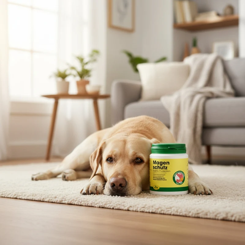 cdVet Magenschutz für Hunde & Katzen – Natürliche Premium Ergänzung für gesunde Verdauung, Magenschleimhaut & Darmflora bei empfindlichem Magen