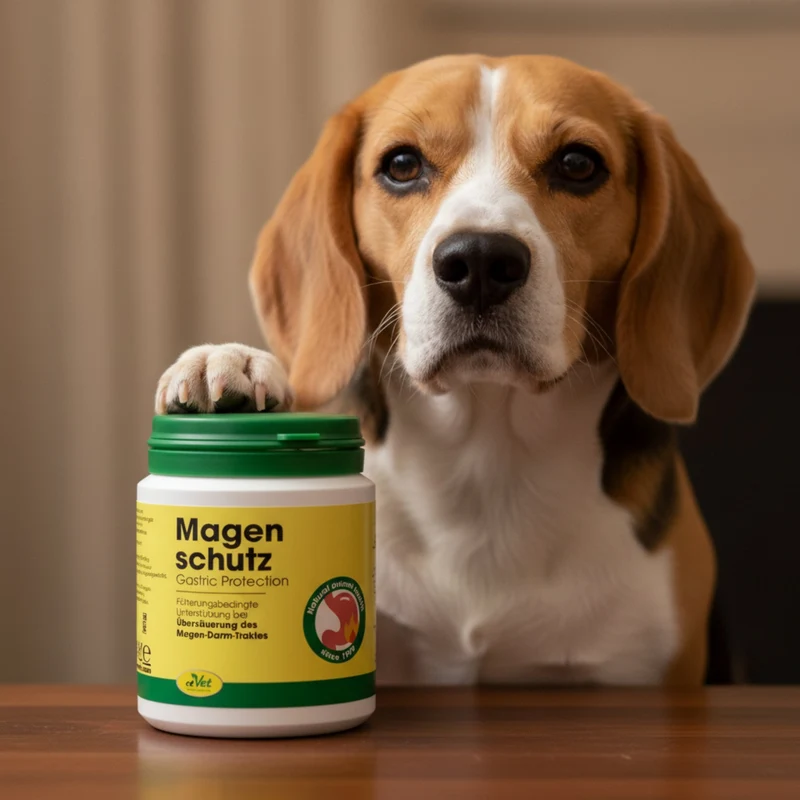 cdVet Magenschutz für Hunde & Katzen – Natürliche Premium Ergänzung für gesunde Verdauung, Magenschleimhaut & Darmflora bei empfindlichem Magen
