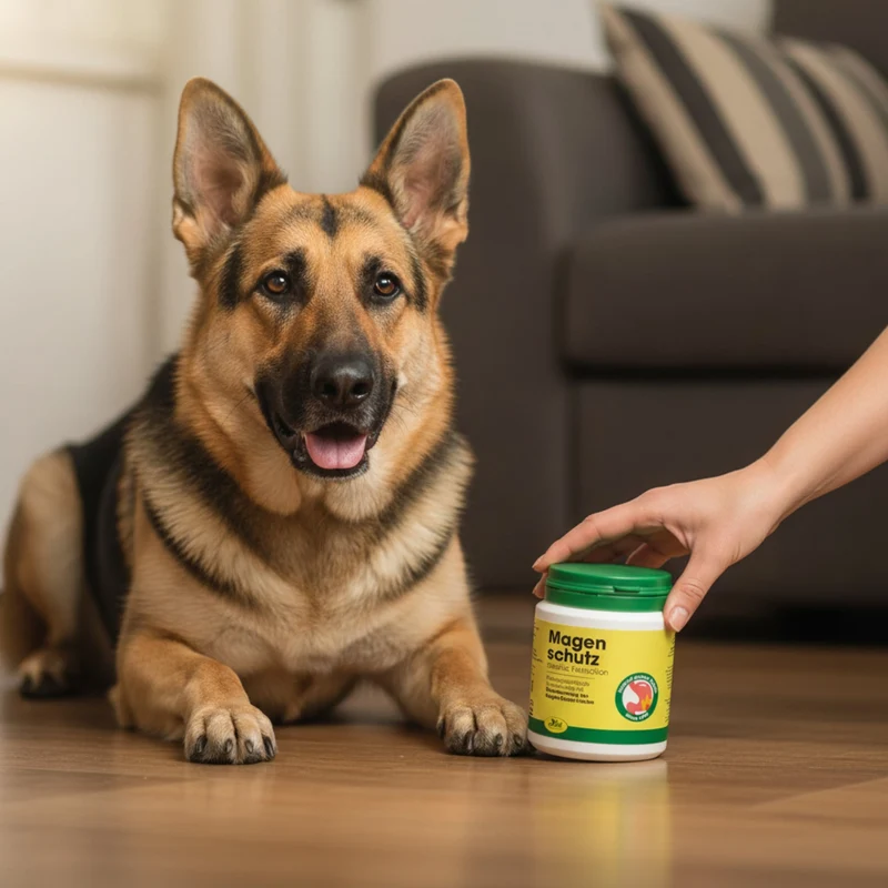 cdVet Magenschutz für Hunde & Katzen – Natürliche Premium Ergänzung für gesunde Verdauung, Magenschleimhaut & Darmflora bei empfindlichem Magen