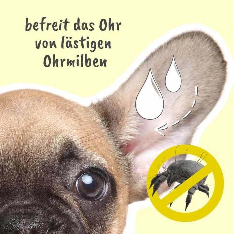 cdVet MilbenEx Ohrreiniger – Natürliche Ohrenpflege gegen Milben, Juckreiz & Entzündungen für Hunde und Katzen