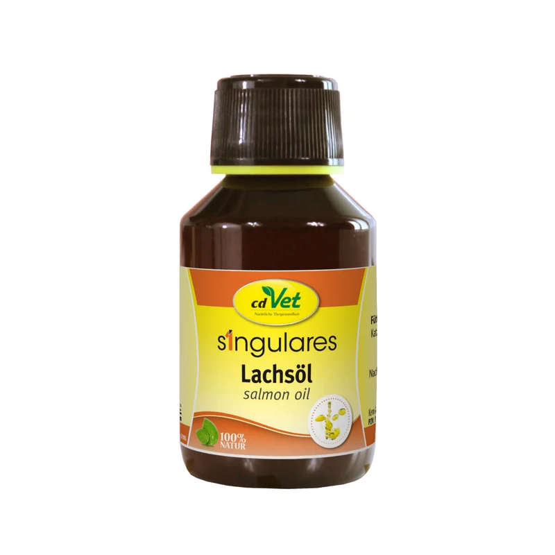 cdVet Singulares Lachsöl für Hunde & Katzen – Premium Omega-3 für glänzendes Fell, gesunde Haut & starke Gelenke