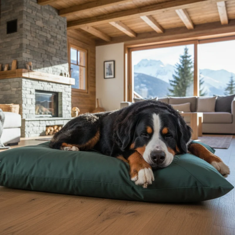 Doctor Bark Country-Kissen – Ergonomisches Hundebett mit weicher Füllung, waschbar & allergikerfreundlich für gesunden Schlaf