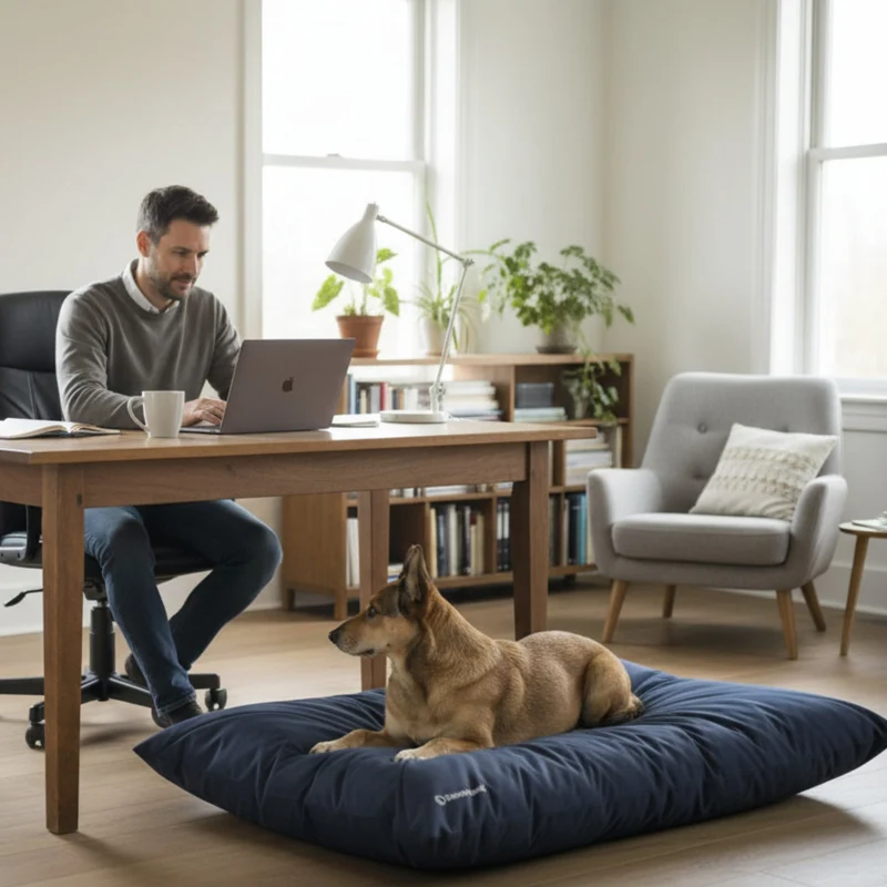 Doctor Bark Country-Kissen – Ergonomisches Hundebett mit weicher Füllung, waschbar & allergikerfreundlich für gesunden Schlaf