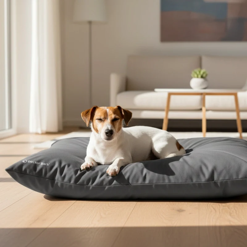 Doctor Bark Country-Kissen – Ergonomisches Hundebett mit weicher Füllung, waschbar & allergikerfreundlich für gesunden Schlaf
