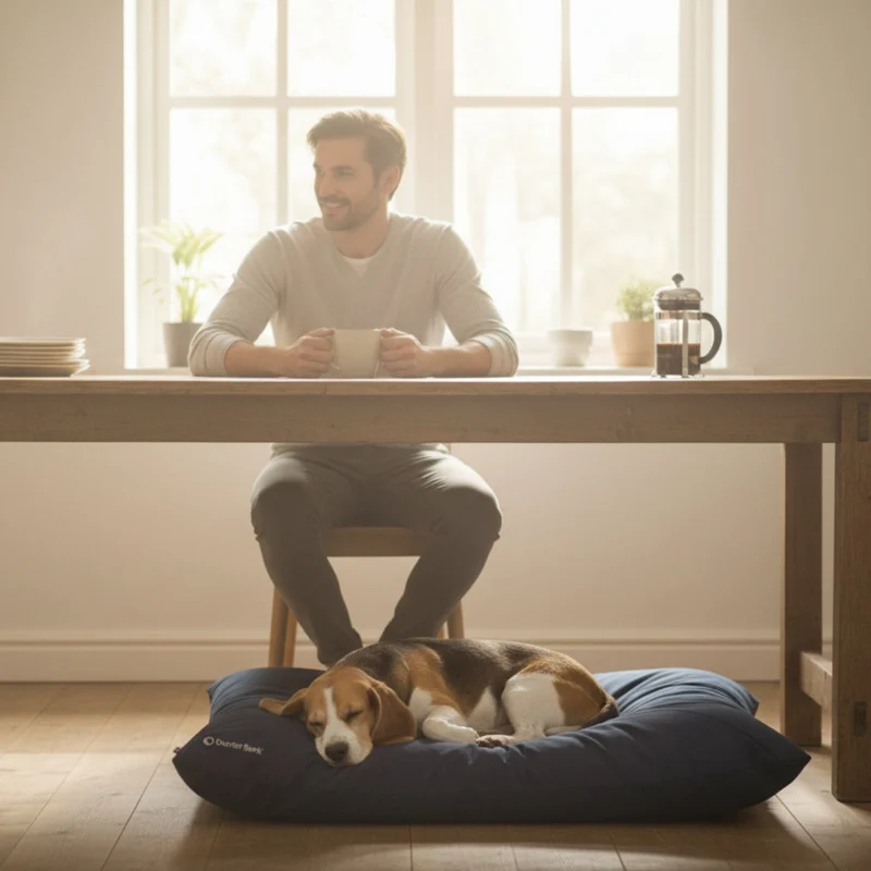 Doctor Bark Country-Kissen – Ergonomisches Hundebett mit weicher Füllung, waschbar & allergikerfreundlich für gesunden Schlaf