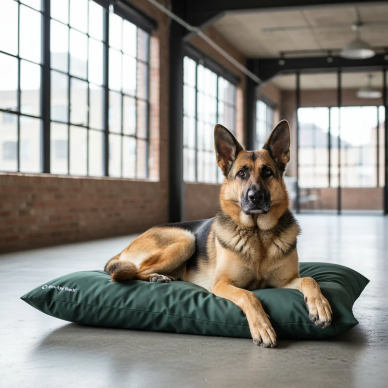Doctor Bark Country-Kissen – Ergonomisches Hundebett mit weicher Füllung, waschbar & allergikerfreundlich für gesunden Schlaf