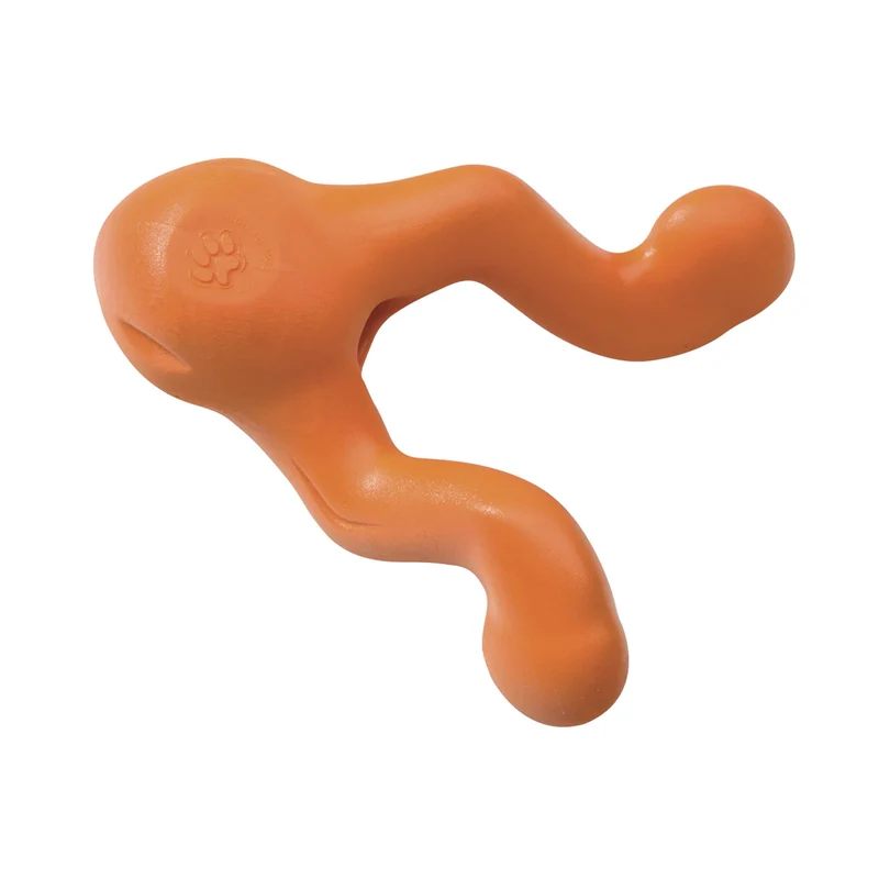 West Paw Zogoflex Tizzi – Interaktives Intelligenzspielzeug für gelangweilte & unterforderte Hunde | Robust, schwimmfähig & befüllbar