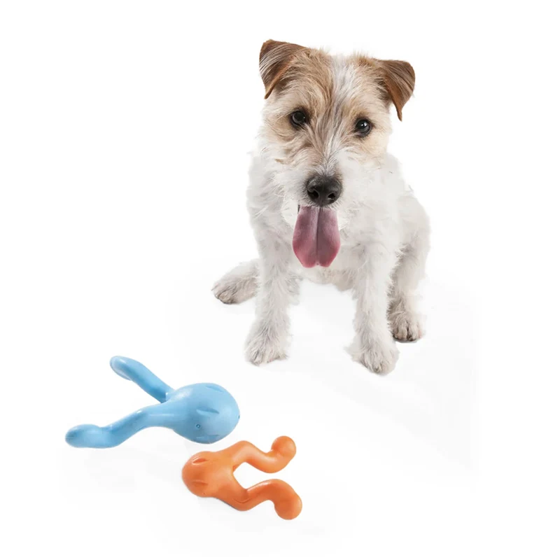 West Paw Zogoflex Tizzi – Interaktives Intelligenzspielzeug für gelangweilte & unterforderte Hunde | Robust, schwimmfähig & befüllbar