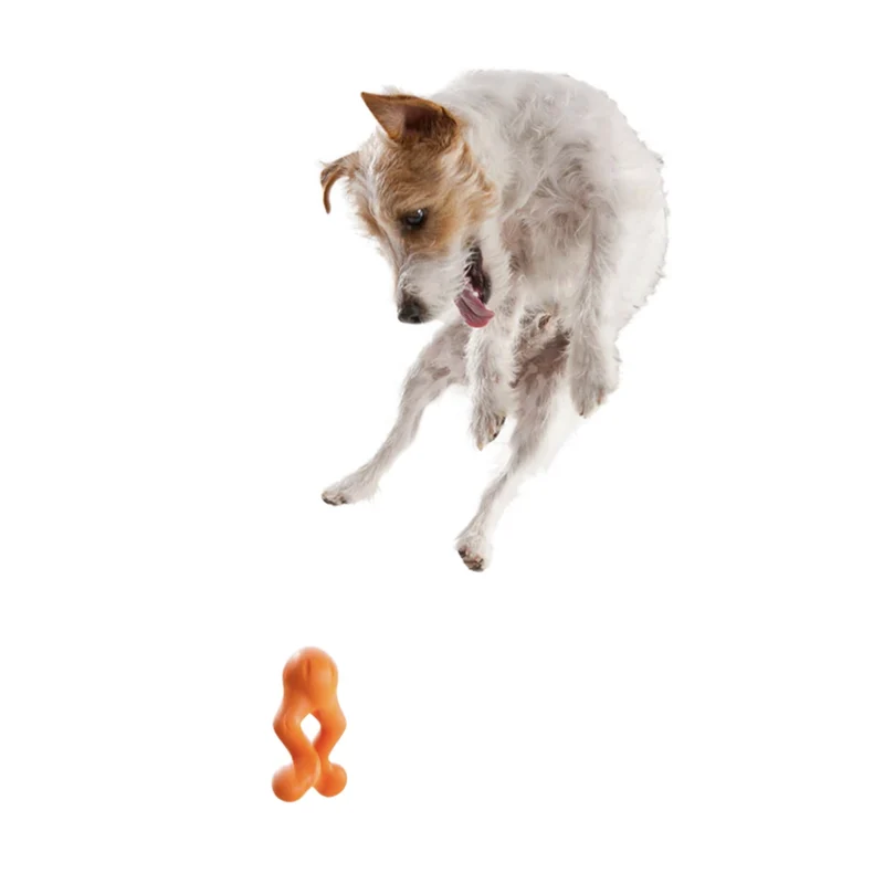 West Paw Zogoflex Tizzi – Interaktives Intelligenzspielzeug für gelangweilte & unterforderte Hunde | Robust, schwimmfähig & befüllbar
