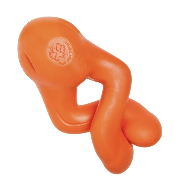 West Paw Zogoflex Tizzi – Interaktives Intelligenzspielzeug für gelangweilte & unterforderte Hunde | Robust, schwimmfähig & befüllbar