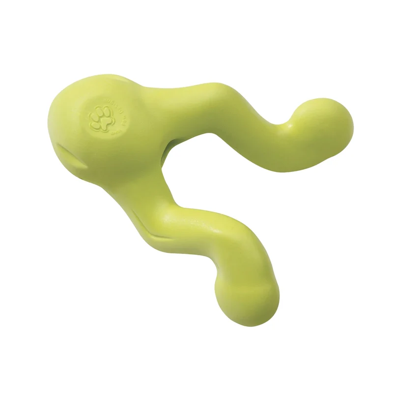West Paw Zogoflex Tizzi – Interaktives Intelligenzspielzeug für gelangweilte & unterforderte Hunde | Robust, schwimmfähig & befüllbar