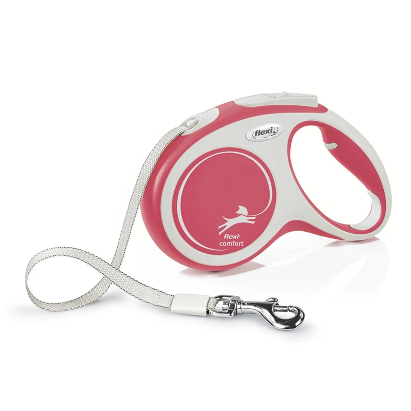 Flexi New Comfort Gurtleine – Ausziehbare Hundeleine mit ergonomischem Griff für maximale Bewegungsfreiheit und sichere Kontrolle