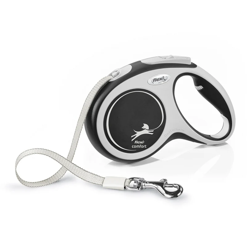 Flexi New Comfort Gurtleine – Ausziehbare Hundeleine mit ergonomischem Griff für maximale Bewegungsfreiheit und sichere Kontrolle