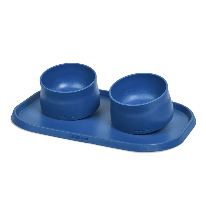 West Paw Seaflex Doggie Placemat – Rutschfeste Napfunterlage für saubere Fütterung