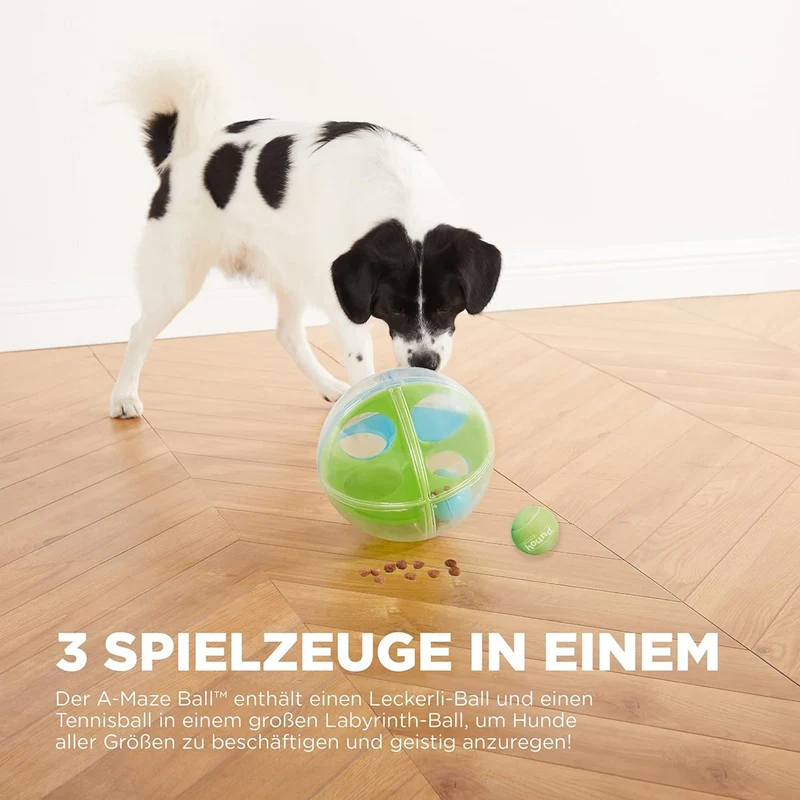Nina Ottosson A-Maze Ball – Interaktives Intelligenzspielzeug für mentale Auslastung & Beschäftigung – Level 2