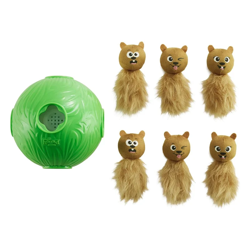 Nina Ottosson Snuffle N' Treat Ball – Intelligenzspielzeug gegen Langeweile - Level 2