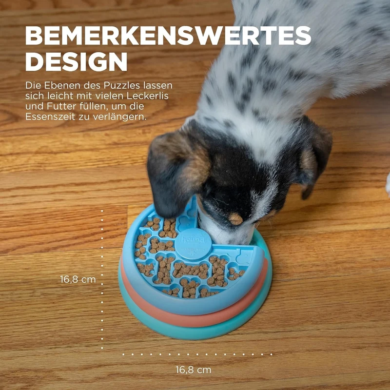 Nina Ottosson Puppy Lickin' Layers – Intelligenzspielzeug & Slow Feeder für Welpen – Fördert Konzentration & stoppt Schlingfresserei – Level 2