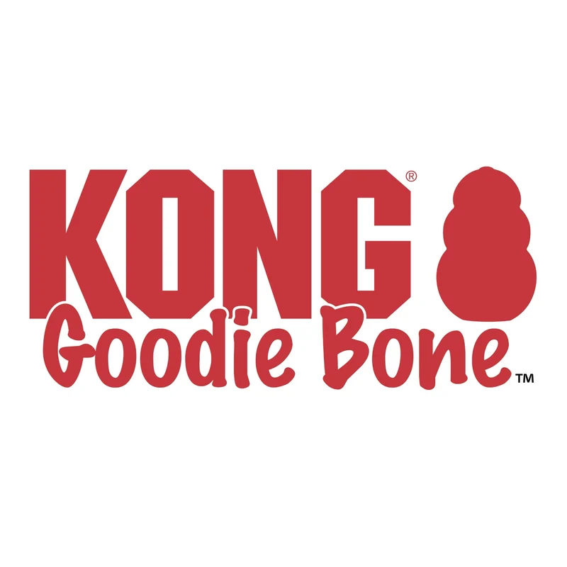 KONG Goodie Bone – Interaktives Kauspielzeug mit Leckerli-Füllung gegen Langeweile & Zerstörungsdrang