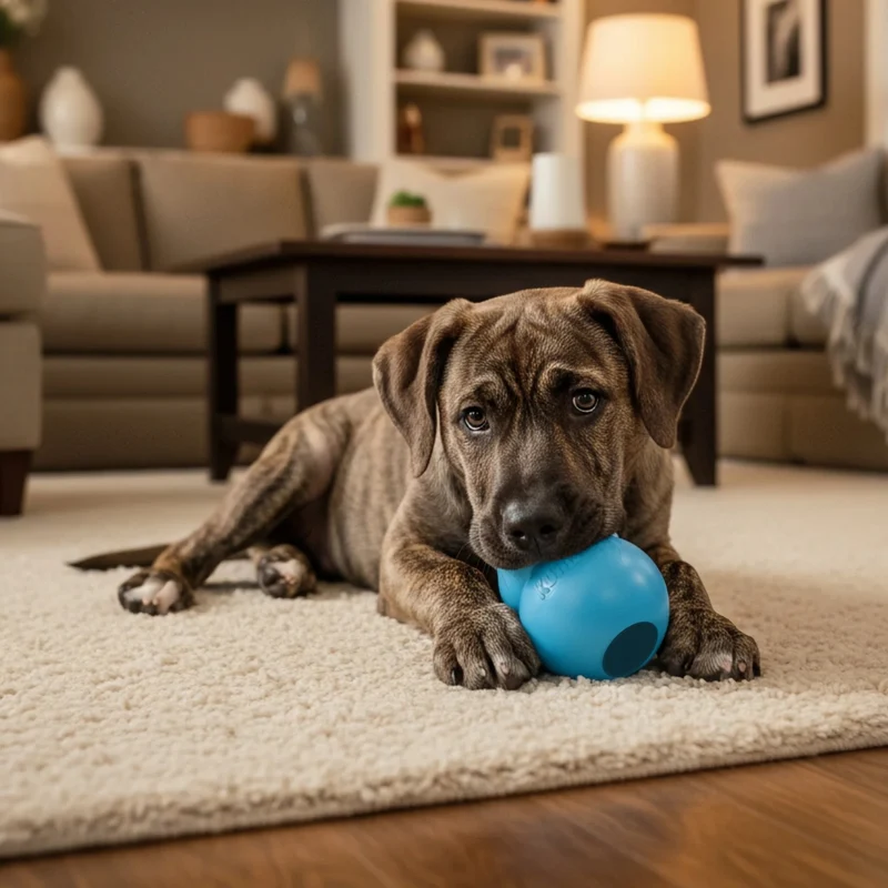 KONG Puppy Kauspielzeug aus Naturkautschuk – Welpensicheres Kau- & Intelligenzspielzeug für gesunde Zähne & entspanntes Zahnwachstum