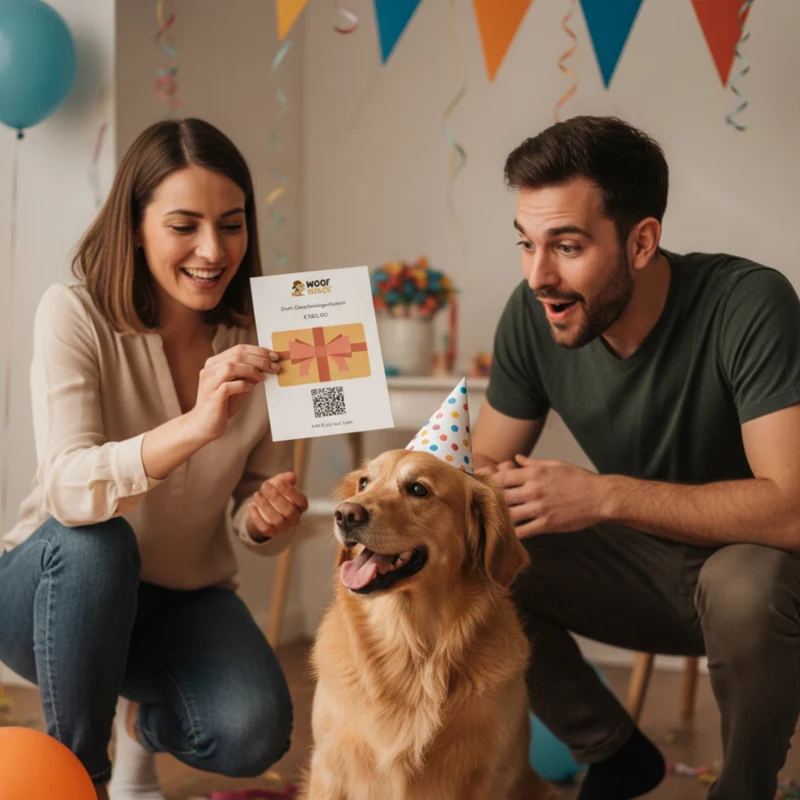 Woofshack Geschenkgutschein – Die perfekte Geschenkidee für Hunde- & Katzenliebhaber
