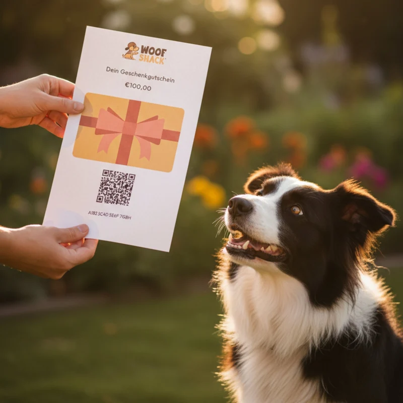 Woofshack Geschenkgutschein – Die perfekte Geschenkidee für Hunde- & Katzenliebhaber