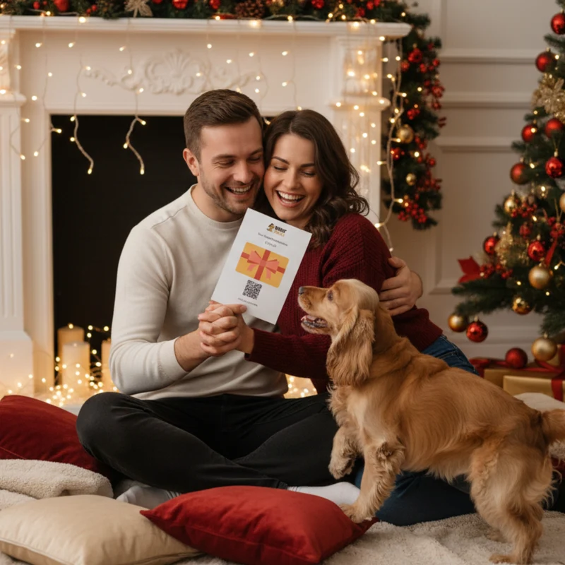 Woofshack Geschenkgutschein – Die perfekte Geschenkidee für Hunde- & Katzenliebhaber