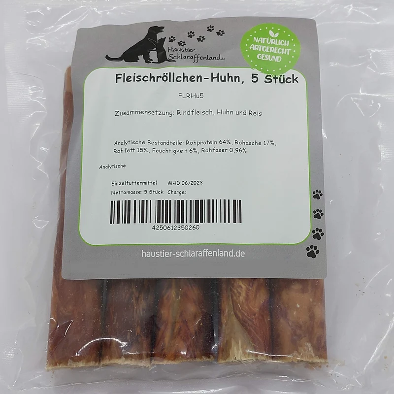 Fleischröllchen-Huhn