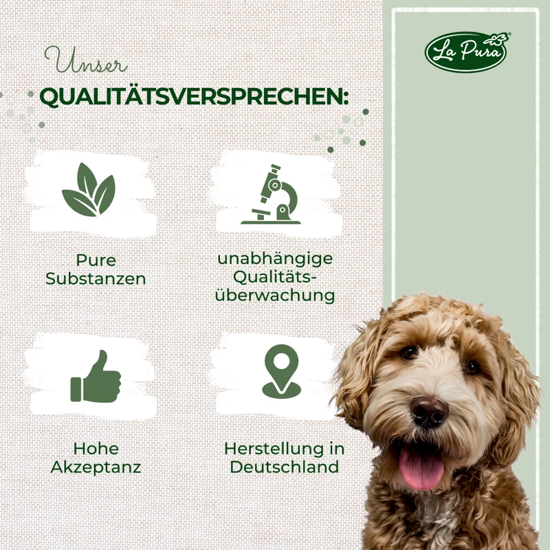 LaPura Lachsöl für Hunde, Katzen und Pferde