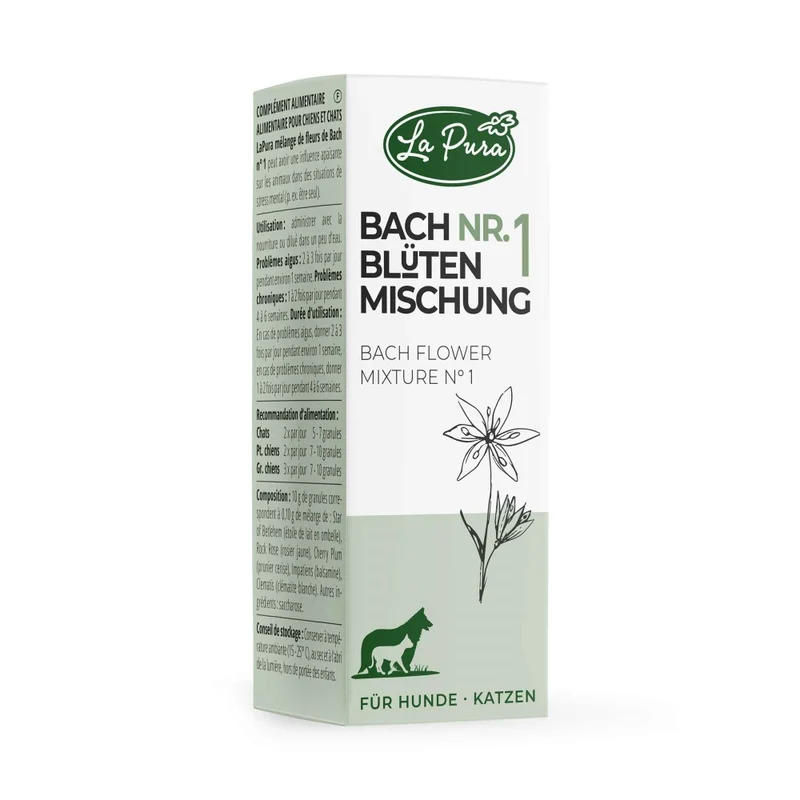 LaPura Bachblüten Nr. 1 - 10 g (ca. 1200 Globuli)