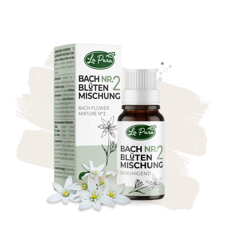 LaPura Bachblüten Nr. 2 - 10 g (ca. 1200 Globuli)