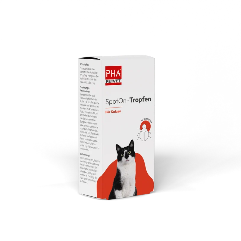 PHA Spot-onTropfen für Katzen 2 x 1,5 ml - 3 Stück