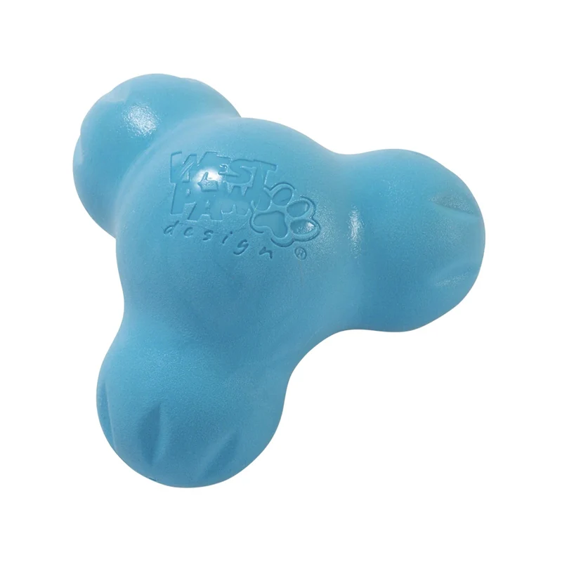 West Paw Zogoflex Tux - Robustes Kauspielzeug & Wurfspielzeug für aktive Hunde | Schwimmfähig & befüllbar mit Leckerlis