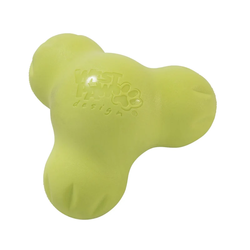 West Paw Zogoflex Tux - Robustes Kauspielzeug & Wurfspielzeug für aktive Hunde | Schwimmfähig & befüllbar mit Leckerlis