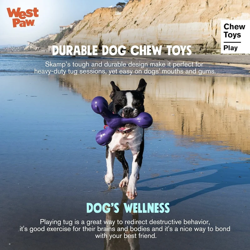 West Paw Zogoflex Skamp – Robustes Hundespielzeug für aktive Hunde | Flexibel, Kauresistent & Spülmaschinenfest