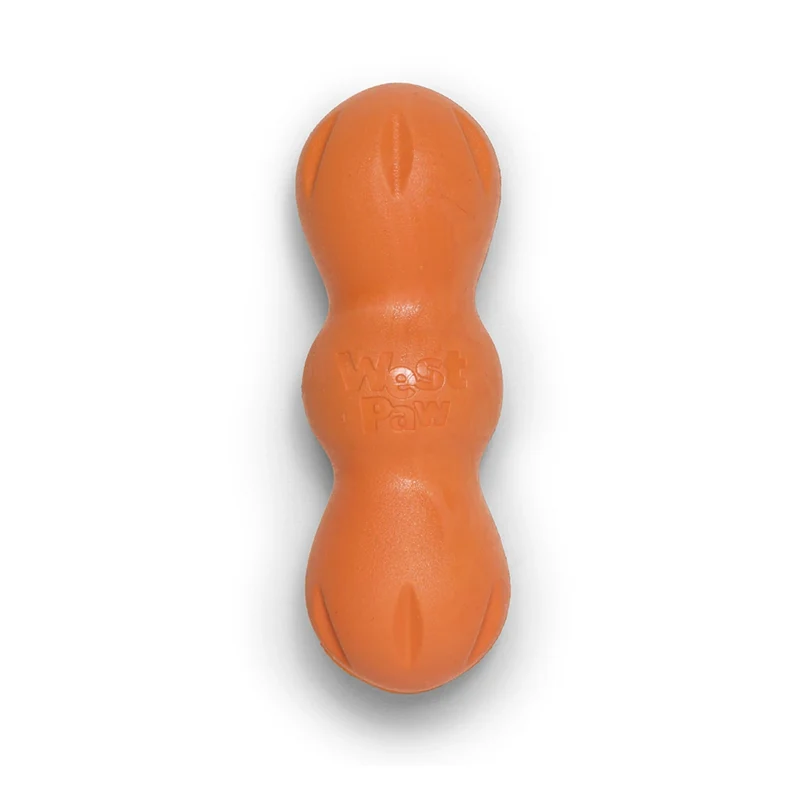 West Paw Zogoflex Rumpus – Robustes Hundespielzeug für Power-Kauer, schwimmfähig & zahnschonend