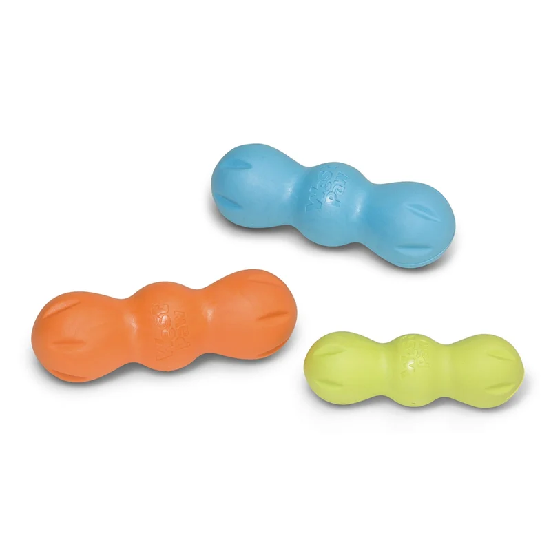 West Paw Zogoflex Rumpus – Robustes Hundespielzeug für Power-Kauer, schwimmfähig & zahnschonend