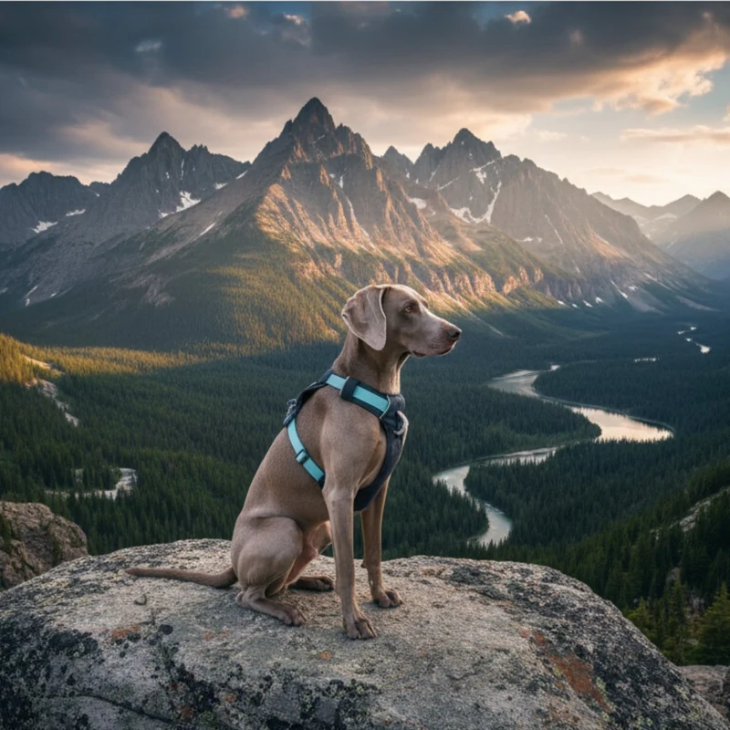 Ruffwear Hi & Light Harness – Ultraleichtes Hundegeschirr für aktive Hunde, atmungsaktiv, reflektierend & schnelltrocknend