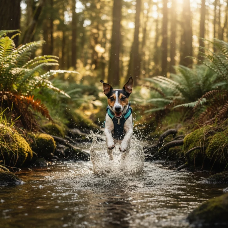 Ruffwear Hi & Light Harness – Ultraleichtes Hundegeschirr für aktive Hunde, atmungsaktiv, reflektierend & schnelltrocknend