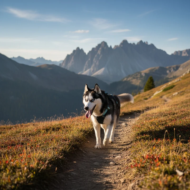 Ruffwear Hi & Light Harness – Ultraleichtes Hundegeschirr für aktive Hunde, atmungsaktiv, reflektierend & schnelltrocknend
