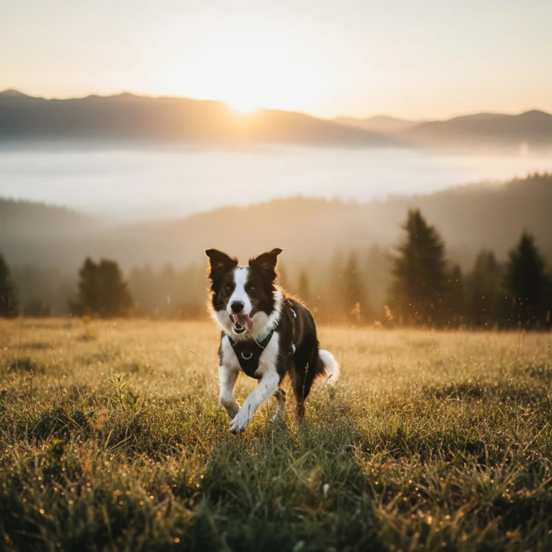 Ruffwear Hi & Light Harness – Ultraleichtes Hundegeschirr für aktive Hunde, atmungsaktiv, reflektierend & schnelltrocknend