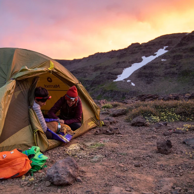 Ruffwear Highlands Sleeping Bag – Isolierter Hundeschlafsack für warme, trockene Nächte beim Camping & Trekking