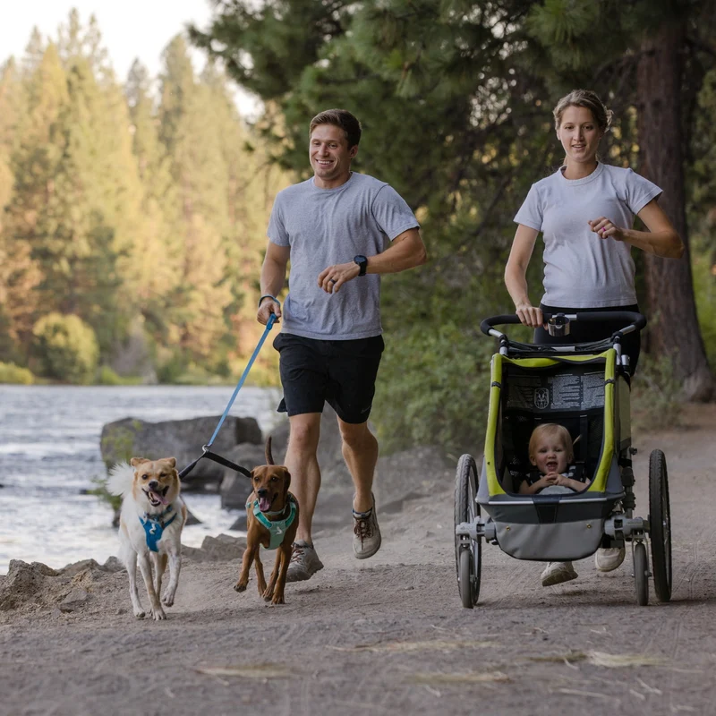 Ruffwear Double Track Coupler – Premium Hundekoppel für entspannte Spaziergänge mit 2 Hunden gleichzeitig | Verhedderte Leinen adé